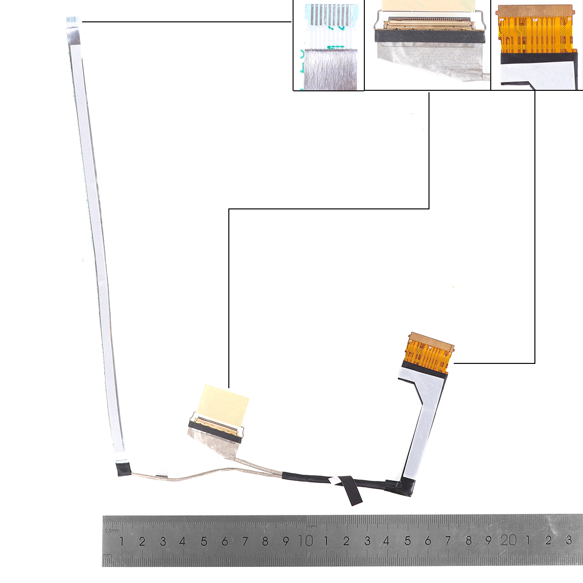 Picture of New LCD Display Screen Cable Replacement  For Lenovo Legion 5-15IMH05 15IMH05H 15ARH05 40pin 0.5.